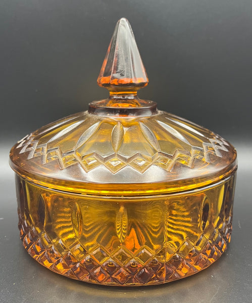 Antique Indiana Amber Glass